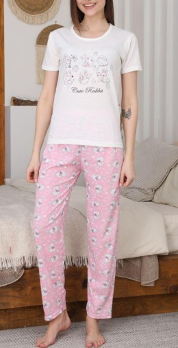 Kadın Baskılı Pijama Takımı